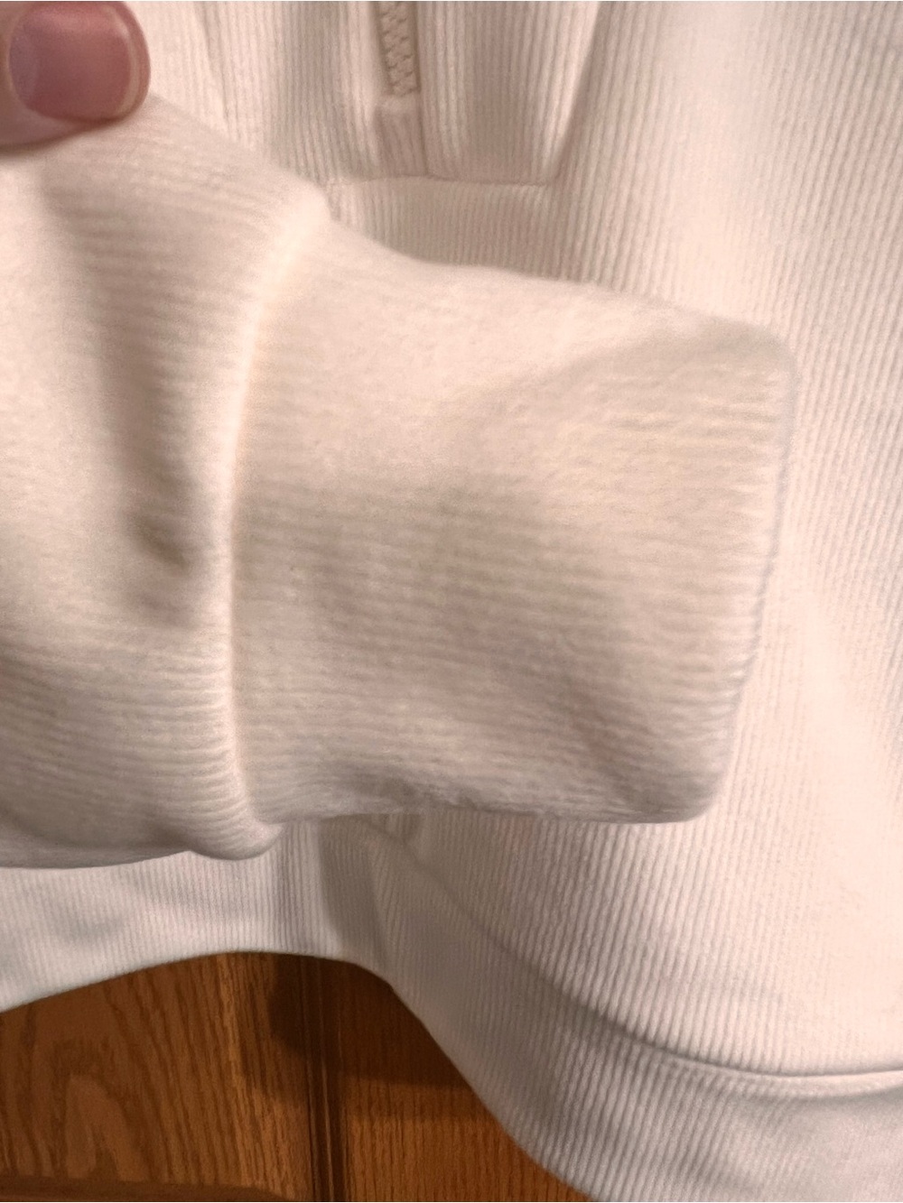 all in motion White Half-Zip Pullover - Picture 3 of 7